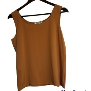 Alexane Women' s Brown Sleeveless crop Top Sz Medium